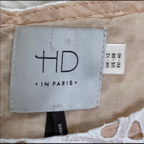 Anthropologie HD in Paris White Eyelet Dress - Picture 9 of 9